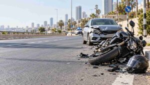 Компенсация после аварии на мотоцикле в Израиле